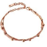 Kim Johanson Armband Dream (1-tlg), verstellbar, mit Kugeln aus Edelstahl, modern & leicht