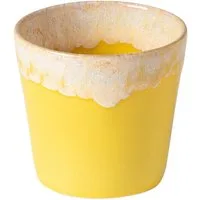 Costa Nova Becher Lungo Grespresso, Gelb, 19 cl, 1-tlg., Keramik, 8 x 7,5 cm, 190 ml