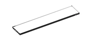 Keuco Glasabl. Ersatzteil SPS 90110 unten 350x78x10mm, 90110000029 90110000029