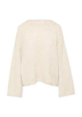 s.Oliver - Strickpullover beige - Gr. - 40