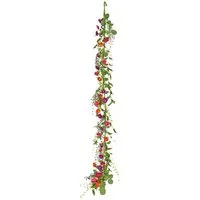 Kunstranke Künstliche Blütengirlande, I.GE.A., Höhe 150 cm, Margerite Gänseblümchen Ranke Girlande Deko AST Rebe