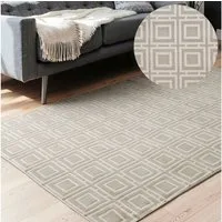ELLE DECORATION Designteppich Howlite, rechteckig, Höhe: 9 mm, Wohnzimmer, Schlafzimmer, Läufer, Hoch-Tief Effekt, Flur, Glanz