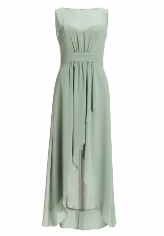 SWING - Abendkleid mit Vokuhila Rock pistachio green