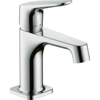 hansgrohe Axor Citterio M 70 Waschtischarmatur 34016000 Ausladung 104mm, mit Zugstangen-Ablaufgarnitur, chrom