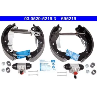 ATE Bremsbackensatz hinten Opel Corsa C F08 1,0-1,7 mit ABS