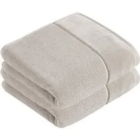 Vossen Handtücher 2er Pack Handtuch 50 x 100 cm Pure, Frottier (Spar-Set, 2-St), Vegan