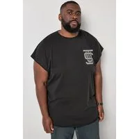 STHUGE T-Shirt Tanktop oversized Rücken-Print Vintage Look