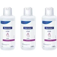 Bode Chemie Hautcreme Baktolan Vital Flasche, 3-tlg., Fördert die Hautdurchblutung, mit ätherischen Ölen
