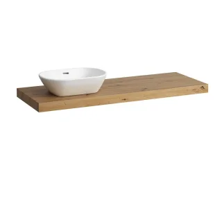 Laufen Waschtisch-Platte LANI 495x1370x65 mit Aussschnitt links H4046821122671