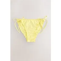 Next Bikini-Hose Seitlich gebundene Bikinihose mit Kräuselrand (1-St)