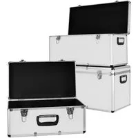 Trucky Allzweckkiste Aluminium 3 Set Boxen Alubox Alukiste Transportbox Werkzeugkiste