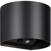 Reality Leuchten LED Wandleuchte, Bewegungsmelder, LED fest integriert, Warmweiß, Akku ohne Strom-Anschluss kabel-los innen mit Bewegungsmelder, H: 10cm