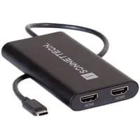 USB-C to Dual 4K 60Hz HDMI Adapter, Dockingstation USB-C, 2x HDMI