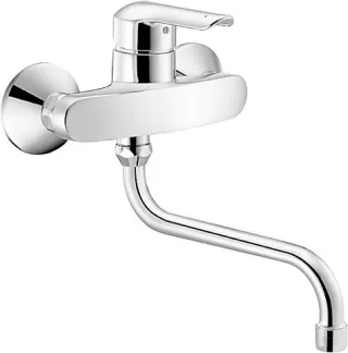 Hansa Spültisch-Einhand-Wandbatterie Hansavantis 5253 verchromt 52532103