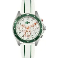Lacoste Chronograph MAINSAIL 2011362, Armbanduhr, Quarzuhr, Herrenuhr, Tag, Stoppfunktion, Silikonarmband