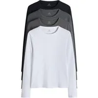 The Set Langarmshirt The Set Langarmshirts mit Kontrast, 4er-Pack (4-tlg)