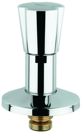 Grohe Oberteil 11514 DN20 für UP-Ventile Dreikantgriff blau/rot 3/4" chrom, 11514000 11514000