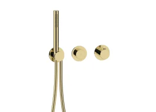 Herzbach MODUL7 PUSH Thermostat-Farbset 1 Verbraucher PVD Gold, 70.701003.1.03 70.701003.1.03