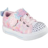 Skechers TWINKLE SPARKS LIGHTS Lauflernschuh Sneaker,Blink,-Klettschuh mit Glitzer, Größenschablone zum Download