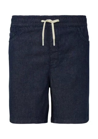 Q/S designed by - Kurze Denim-Jogpants blau - Gr. - M
