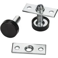 SO-TECH® Montagezubehör Verstellfüße M8 (10 St), Länge20 mit Montageplatten