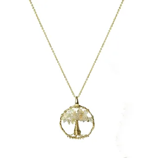 Halskette Luxenter Budleia aus 18 Karat Gelbgold