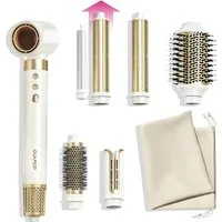 GlamUp Multihaarstyler AirCurler 6-in-1 Multifunktions-Haarstyler, 110.000 U/min Motor mit Coanda-Technologie & Föhnbürste