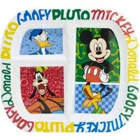 Storline Frühstücksteller Disney Mickey Mouse rechteckig mit 3 Fächern Mikrowellengeeignet