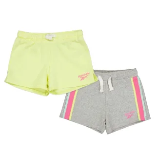 Reebok - Shorts für Mädchen (2er-Pack) (Hellgrau meliert)