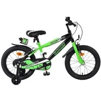 Volare Kinderfahrrad Sportivo Kinderfahrrad - Jungen - 16 Zoll - Grün/Schwarz