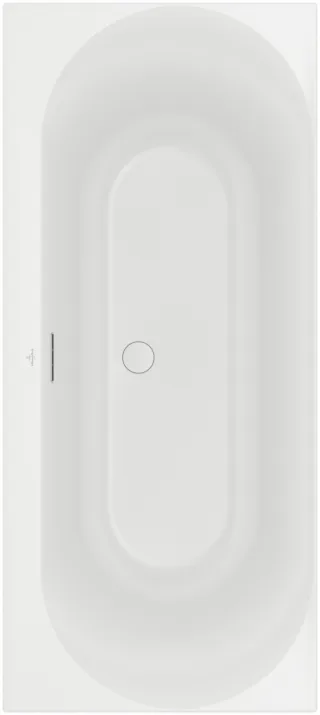 Villeroy & Boch Loop & Friends rechteckige Badewanne, 1800 x 800 mm, Stone White UBA180LOF2V-RW