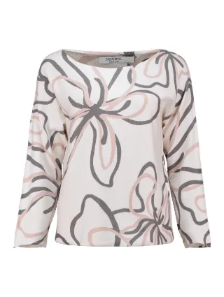 Zabaione - Pullover No44ora offwhite - Gr. - M