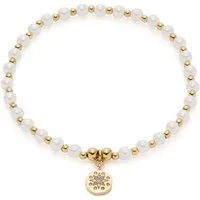 CIAO! BY LEONARDO Armband Pelena gold CIAO, mit Kristallglas - mit Muschelkernperle