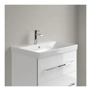 Villeroy & Boch Avento Waschtisch 41586501 650 x 470 x 180 mm, mit Überlauf, Weiß Alpin