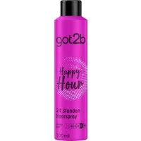 got2b Haarspray 300 ml Happy Hour 24 h, 1-tlg., Styling Spray, mit Schutz vor dem Austrocknen