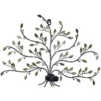 STAR TRADING LED Solarleuchte Solar Wanddeko Tree of Life, Solar-Wandleuchte,Tree of Life', dekorativer Lebensbaum mit Tautropf