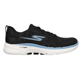 Skechers - "Go Walk 6" Sneaker für Damen, Netzmaterial (Schwarz/Blau)