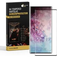 Protectorking Schutzfolie 2x 9H Hartglas für Samsung Galaxy Note 10 Plus FULL CURVED Schutzglas, (2-Stück), Displayschutzglas, Schutzglas Echtglas Tempered 9H Härte HD-KLAR