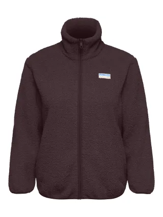 ONLY CARMAKOMA - CAREVA TEDDY JACKET OTW Winetasting - Gr. - 52