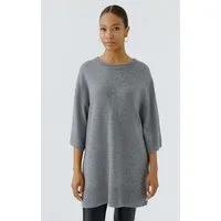 Oui Rundhalspullover Oversized geschnitten