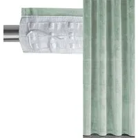 Vorhang SAMT Vorhang Ösen Verdunkelungsvorhang abdunkelnd (1 St), Kräuselband, abdunkelnd, Velour, verdunkelnd