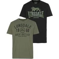 Lonsdale T-Shirt BANGOR (Packung, 2-tlg., 2er-Pack) Doppelpack