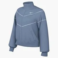 Nike Sportswear Trainingsjacke W NSW NK WR POLY KNIT JKT mit Stehkragen, wasserabweisend und windabweisend