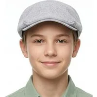Cool4 Schiebermütze Flatcap Herren Jungen Gatsby Cap MiniX Muster Leinen