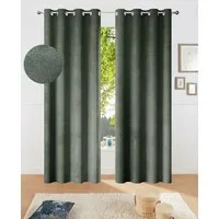 OTTO home Verdunkelungsvorhang Fleuriss (1 St), Ösen, verdunkelnd, Wohnzimmer, Schlafzimmer, Arbeitszimmer, modern, Gewicht von 280 g/m²