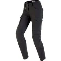 SpiDi Motorradhose Pathfinder Cargo Damen Motorrad Textilhose Knieprotektoren enthalten