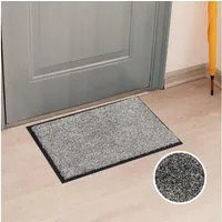 OTTO home Fußmatte Vianne, Schmutzfangmatte Indoor, für Hausflur und Eingangsbereiche, rechteckig, Höhe: 10 mm, Eingangsmatte, rutschfeste Unterseite, meliert, waschbar