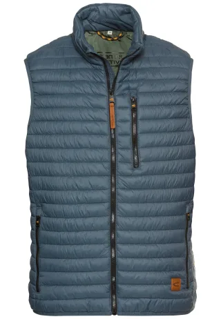 camel active - Steppweste aus recyceltem Polyamid tinted blue - Gr. - 54