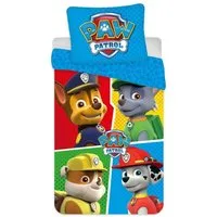 PAW PATROL Babybettwäsche PAW Patrol Baby-Bettwäsche „4 PAW“ 100x135, 100 % Baumwolle