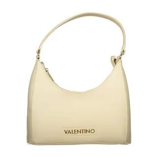 Mario Valentino Beige Polyurethan Damenhandtasche mit verstellbarem Schultergurt